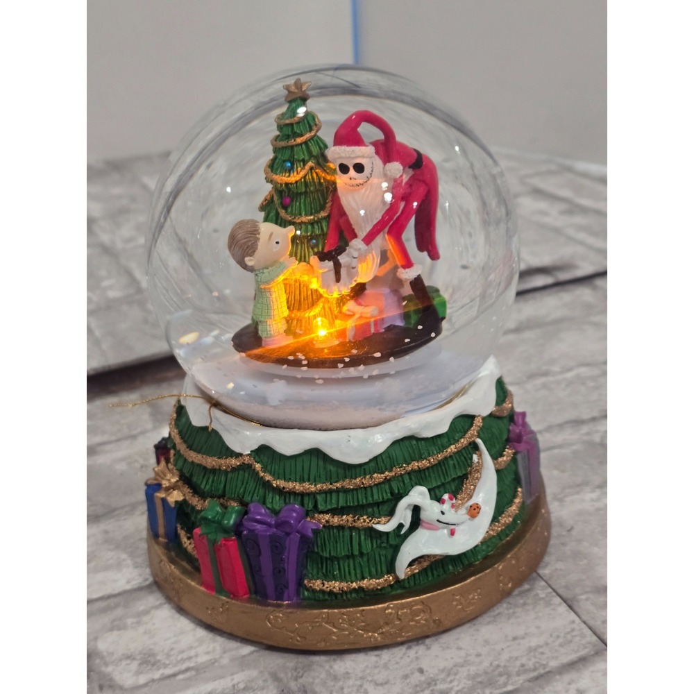 The Nightmare Before Christmas Jack Skellington 6" Water Snow Globe New